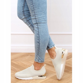 Meias bege LDH006 Sapatos esportivos bege 2