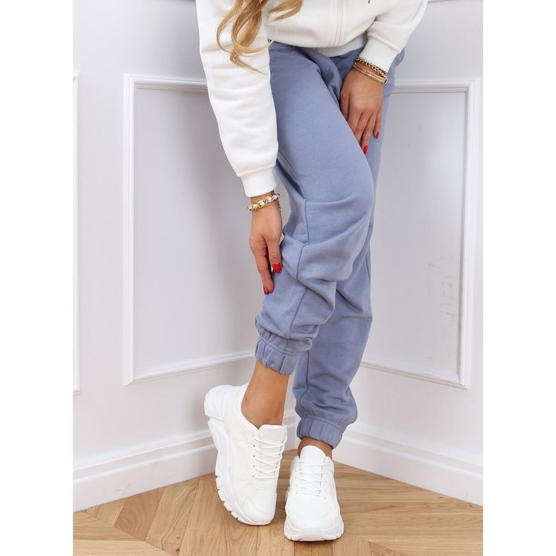 Sapatos esportivos brancos YL-45 Branco 1