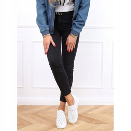 Tênis com salto em cunha branco HY-251 branco 2