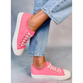 Tênis feminino rosa 3176 fúcsia 2