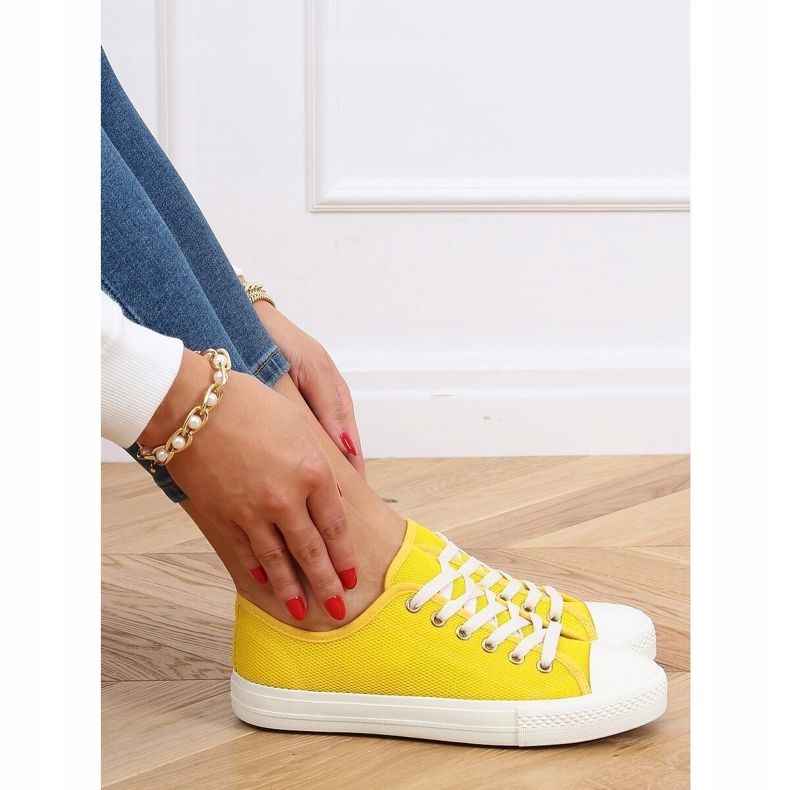 Tênis feminino amarelo 3176 Amarelo 2
