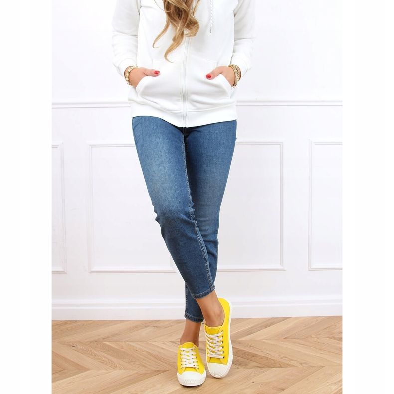 Tênis feminino amarelo 3176 Amarelo 1