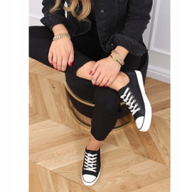 Tênis femininos negros 3176 Preto 1