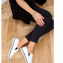 Tênis AA620 Marinho branco slip-on 1