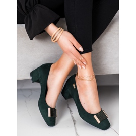 Bombas de salto baixo Sergio Leone verde 1