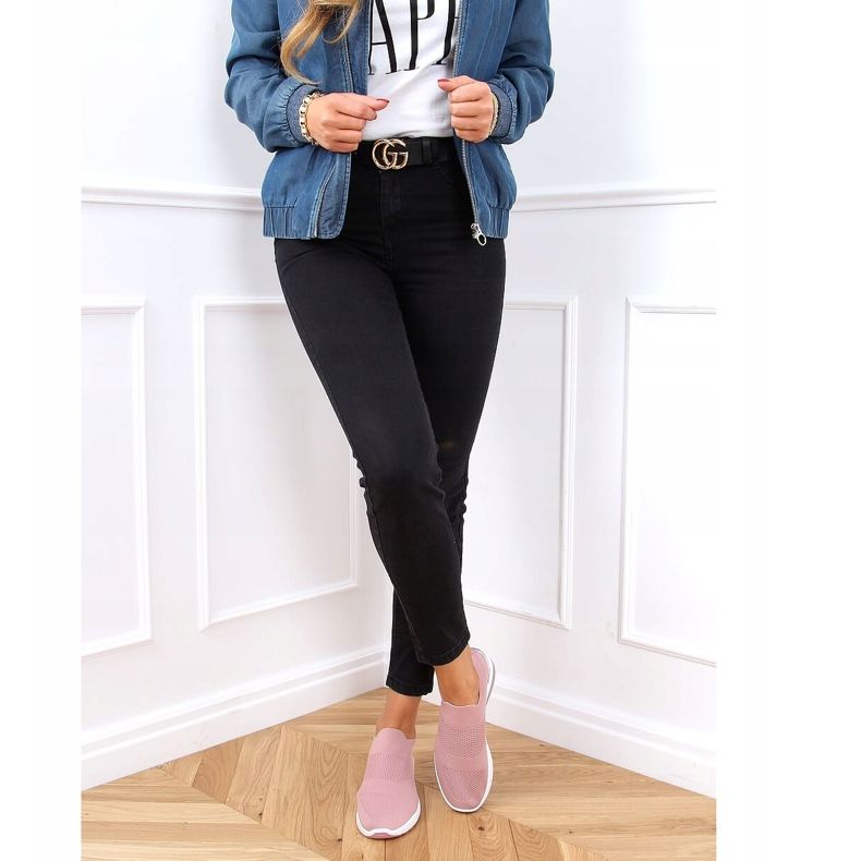 Pink G-362 Meias rosa sapatos esportivos 1