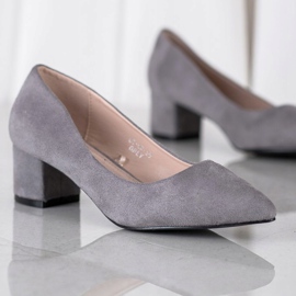 Goodin Gray Pumps In Spitz cinza 1