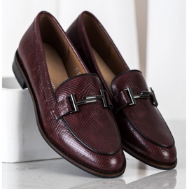 Sapatos Serpente Estampado Sergio Leone vermelho 2