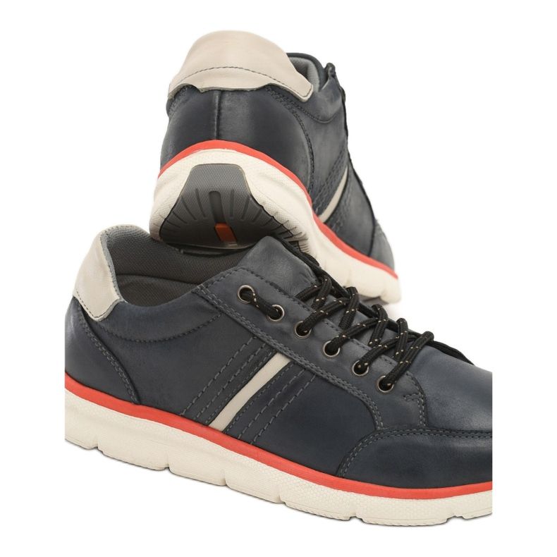 Vices Sapatos masculinos casuais Vícios SD63-13 Navy 41 46 bege azul marinho azul 1