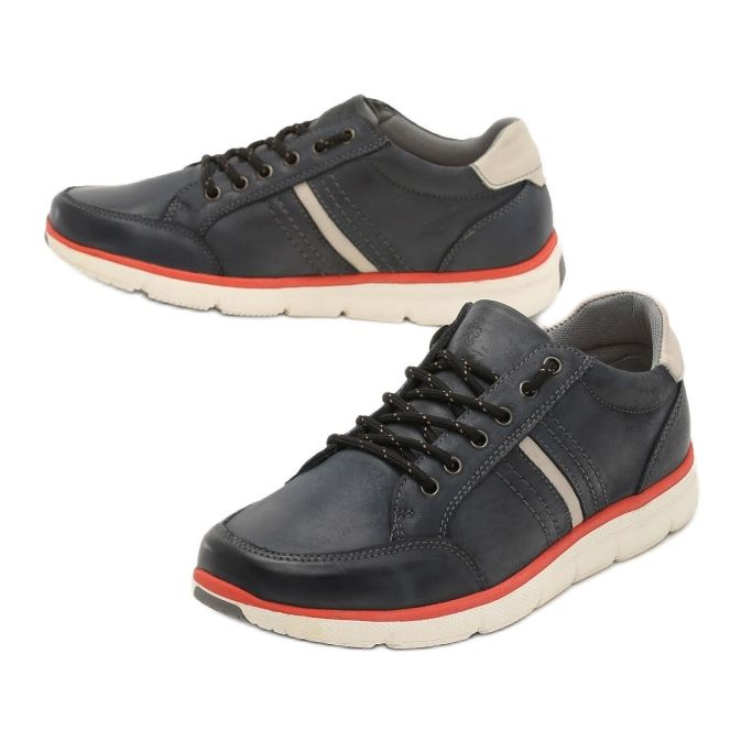 Vices Sapatos masculinos casuais Vícios SD63-13 Navy 41 46 bege azul marinho azul 2