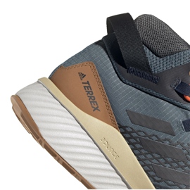 Sapatos Adidas Terrex Folgian Mid Gtx M EF6766 marrom preto laranja cinza 1