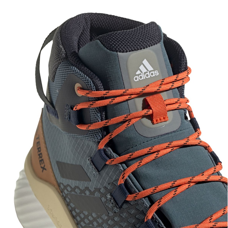 Sapatos Adidas Terrex Folgian Mid Gtx M EF6766 marrom preto laranja cinza 2