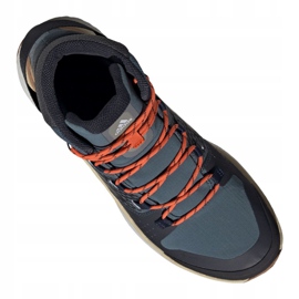 Sapatos Adidas Terrex Folgian Mid Gtx M EF6766 marrom preto laranja cinza 3