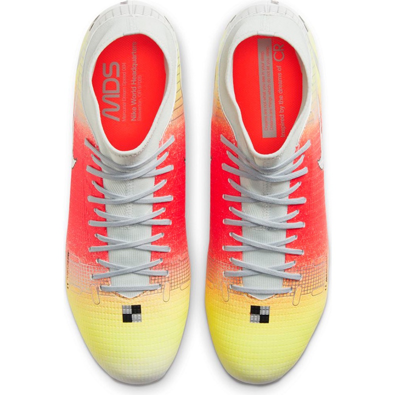 Nike Mercurial Superfly 8 Academy Mds FG / MG CV0948 108 chuteiras laranja 1