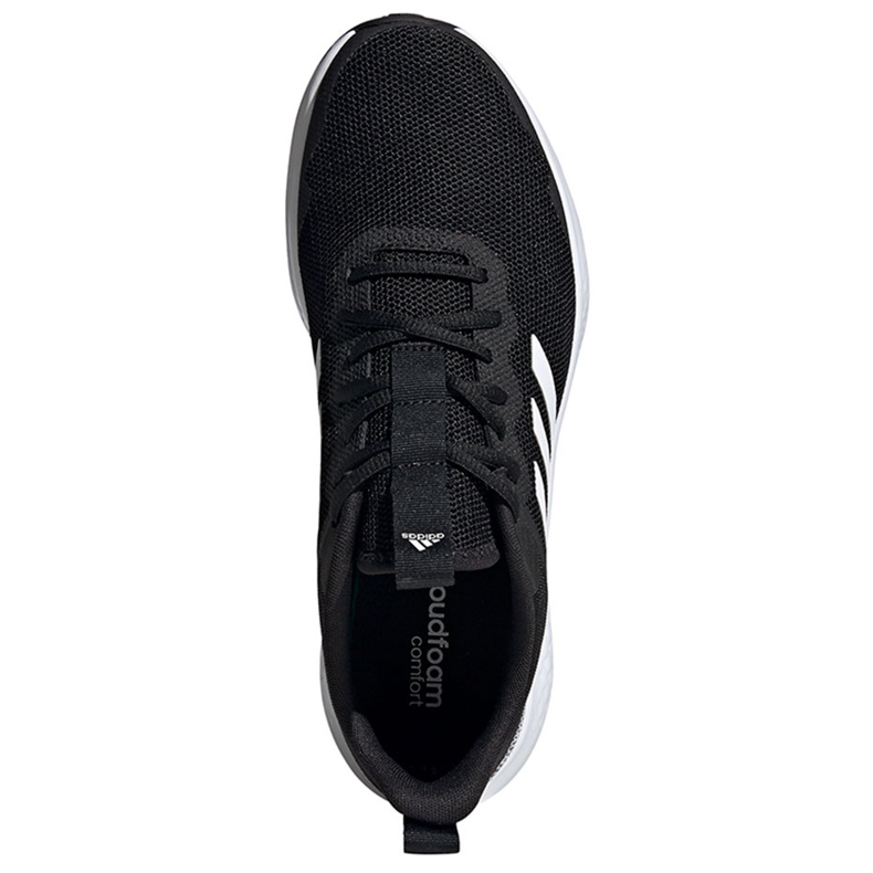Sapatos masculinos Adidas Fluidstreet preto e branco FW1703 1