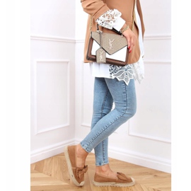Alpercatas para camelo feminino J131-22 Camel marrom 2
