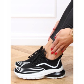 Meias pretas BX1820-SP PRETO / BRANCO calçados esportivos 1