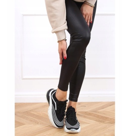 Meias pretas BX1820-SP PRETO / BRANCO calçados esportivos 2