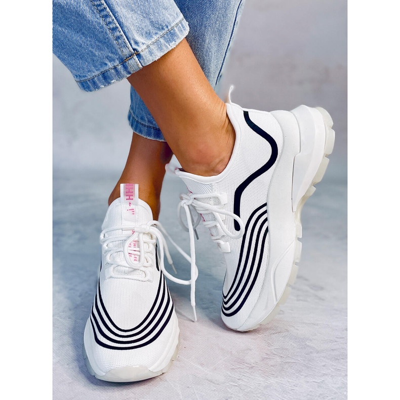 Meias esportivas brancas BX1820-SP BRANCO / PRETO 1