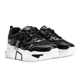 Tênis preto com sola grossa Cristina 1