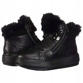 Sapatos Geox D Kaula B Abx D Tumb Lea W D84AWD-00046-C9999 preto 1