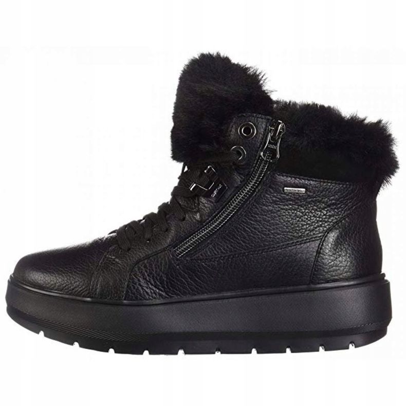 Sapatos Geox D Kaula B Abx D Tumb Lea W D84AWD-00046-C9999 preto 2