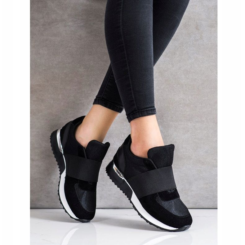 SHELOVET Tênis elegantes preto 1