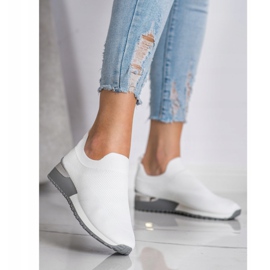 SHELOVET Tênis Têxtil Openwork branco 1