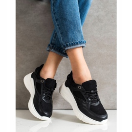 Weide Tênis Pretos Com Brilho 1