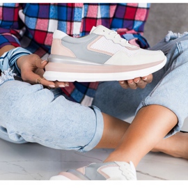 ARTIKER Tênis de couro na plataforma multicolorido 1