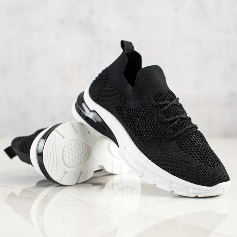 Filippo Tênis com cordões e aberturas preto 1