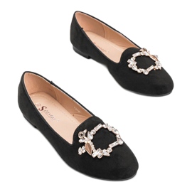 Mocassins pretos femininos 1