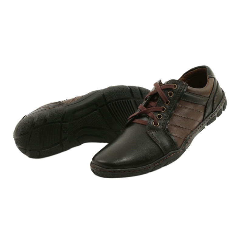 Mario Pala Sapatos de couro masculino 616 marrom castanho 4