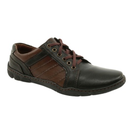 Mario Pala Sapatos de couro masculino 616 marrom 2