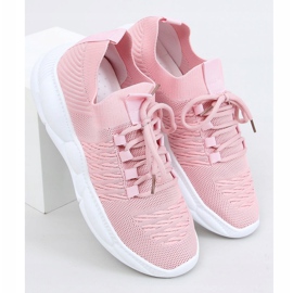 Pink LA40 Pink meias sapatos esportivos rosa 1