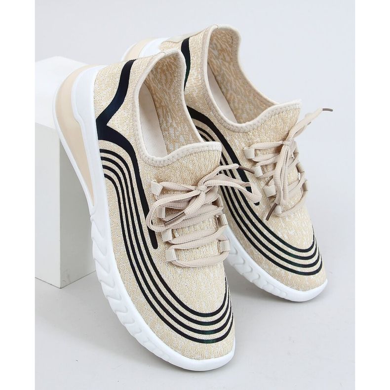 Meias bege 3436 sapatos esportivos bege 1