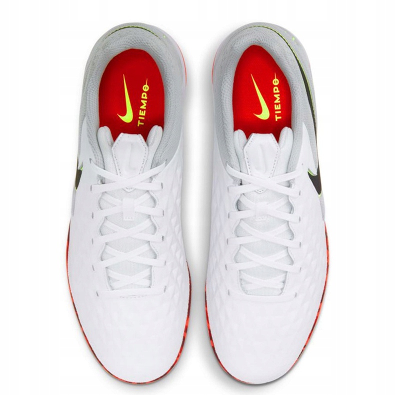 Nike React Tiempo Legend 8 Pro Ic AT6134 106 chuteiras branco branco 1