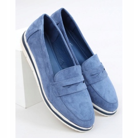 Mocassins jeans de sola alta azul 1151 1
