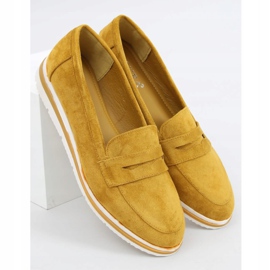 Mocassins de sola alta mostarda 1151 amarelo 1