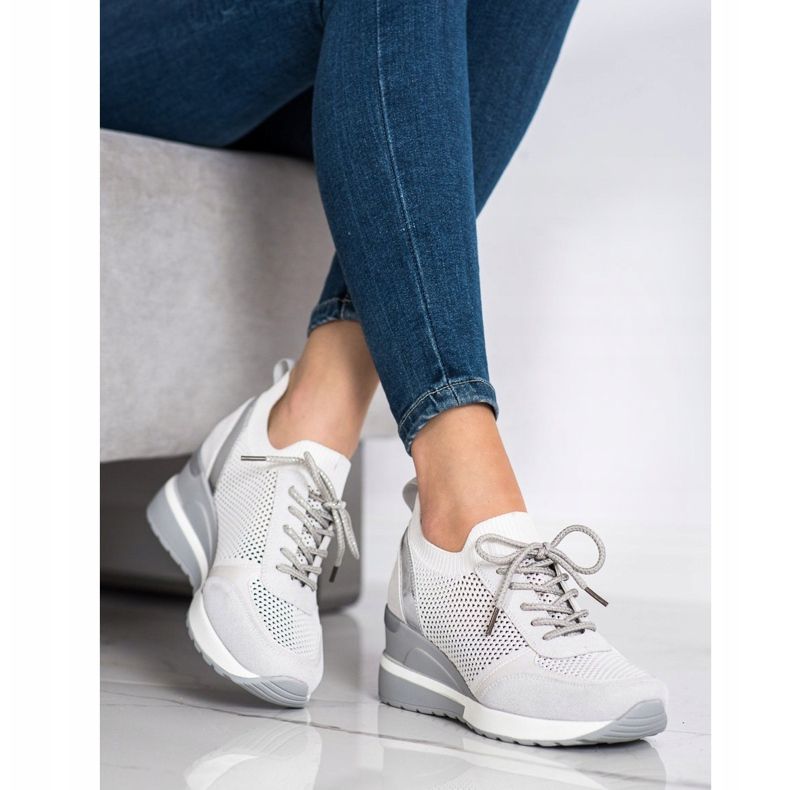 Tênis VINCEZA openwork cinza 1