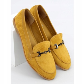 Mocassins femininos mostarda 8742 amarelo 1
