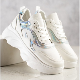 SHELOVET Tênis da moda branco 1