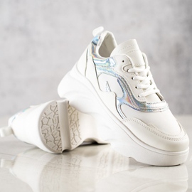 SHELOVET Tênis da moda branco 2