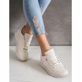 SHELOVET Tênis Clássicos bege 2