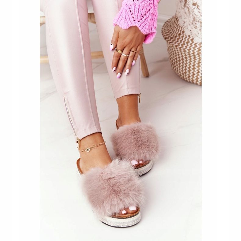 PS1 Chinelos Beige Adventure Platform com Pele bege multicolorido 2