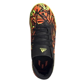 Chuteiras Adidas Nemeziz Messi.4 In Jr FW7310 preto, amarelo, laranja laranja 2