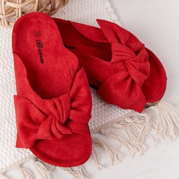 PB2 Chinelos Wendy Red Little Infantis vermelho 1