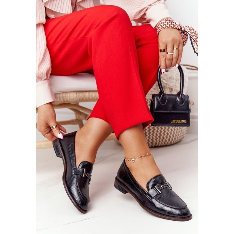 Mocassim feminino Sergio Leone PB253 preto 2