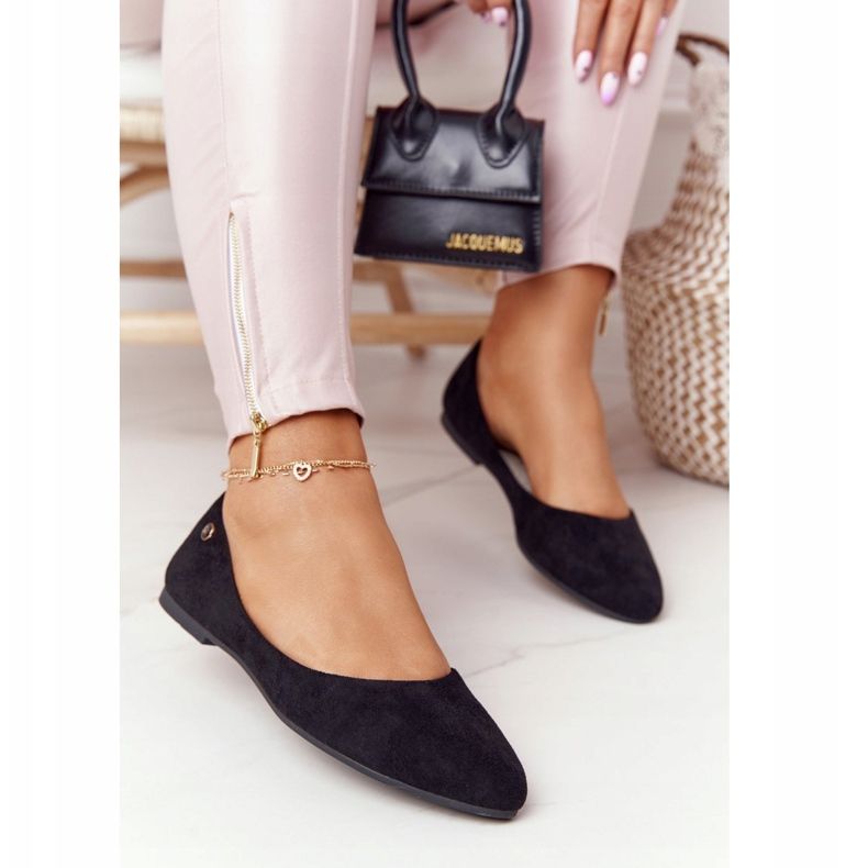 Bailarinas de camurça Sergio Leone BL622 Black preto 1