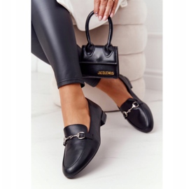 Mocassins femininos Sergio Leone MK733 pretos 2